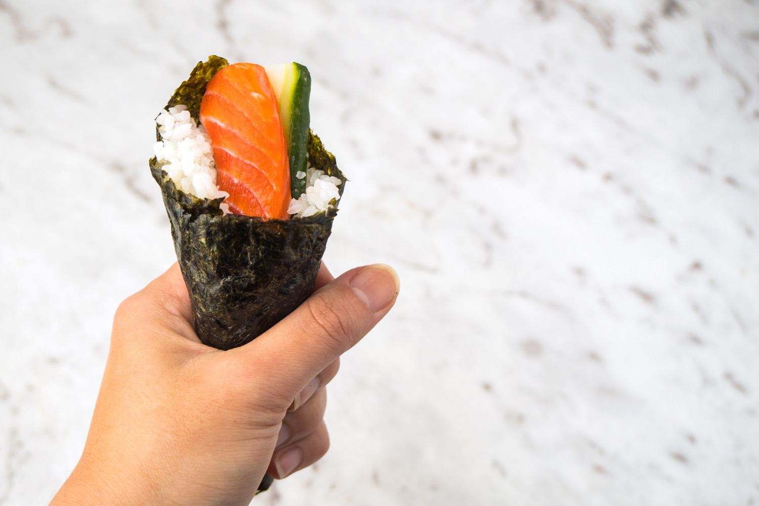 how-to-make-sushi-cone