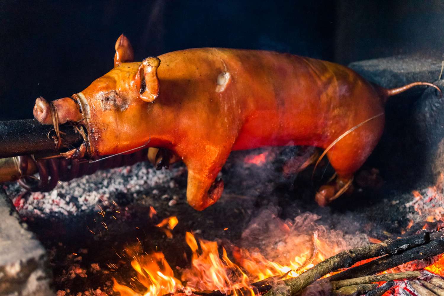 How To Roast A Pig On A Rotisserie Rental Recipes