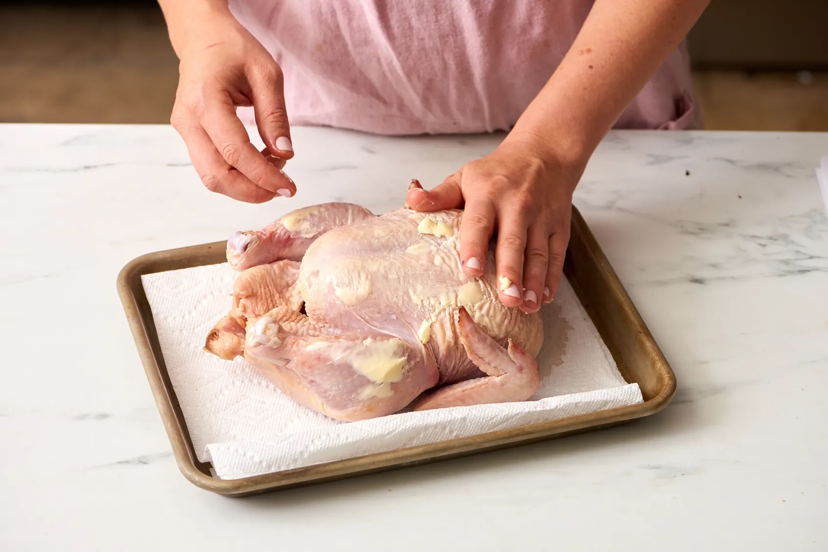 how-to-roast-a-small-chicken-in-a-large-roasting-pan