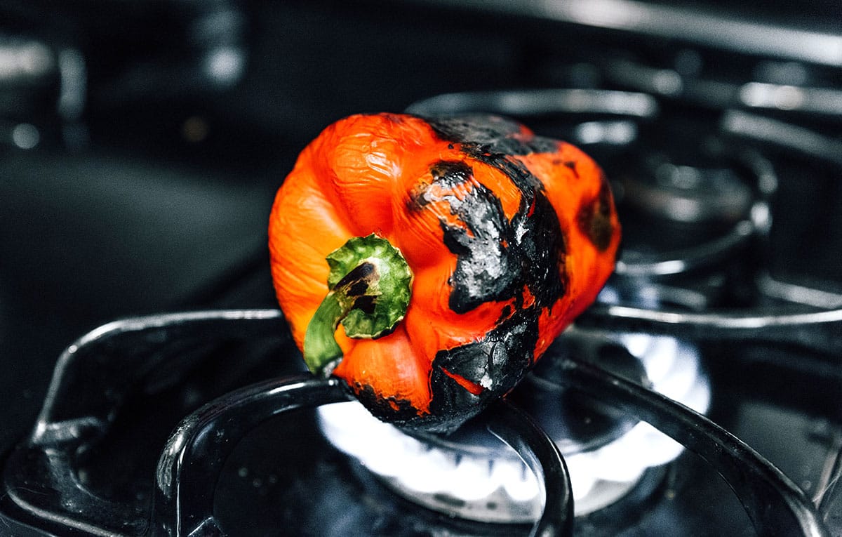 How To Roast Bell Peppers On Gas Stove