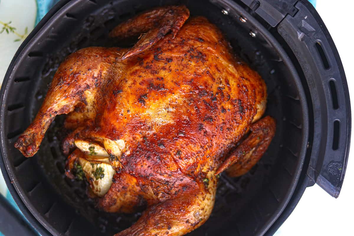 Ninja air outlet fryer whole chicken