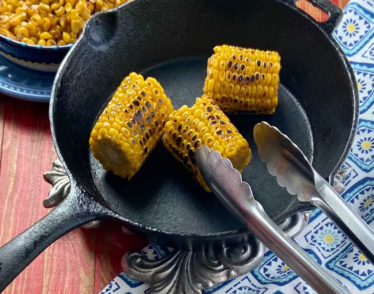 How To Roast Corn In A Skillet On The Stove