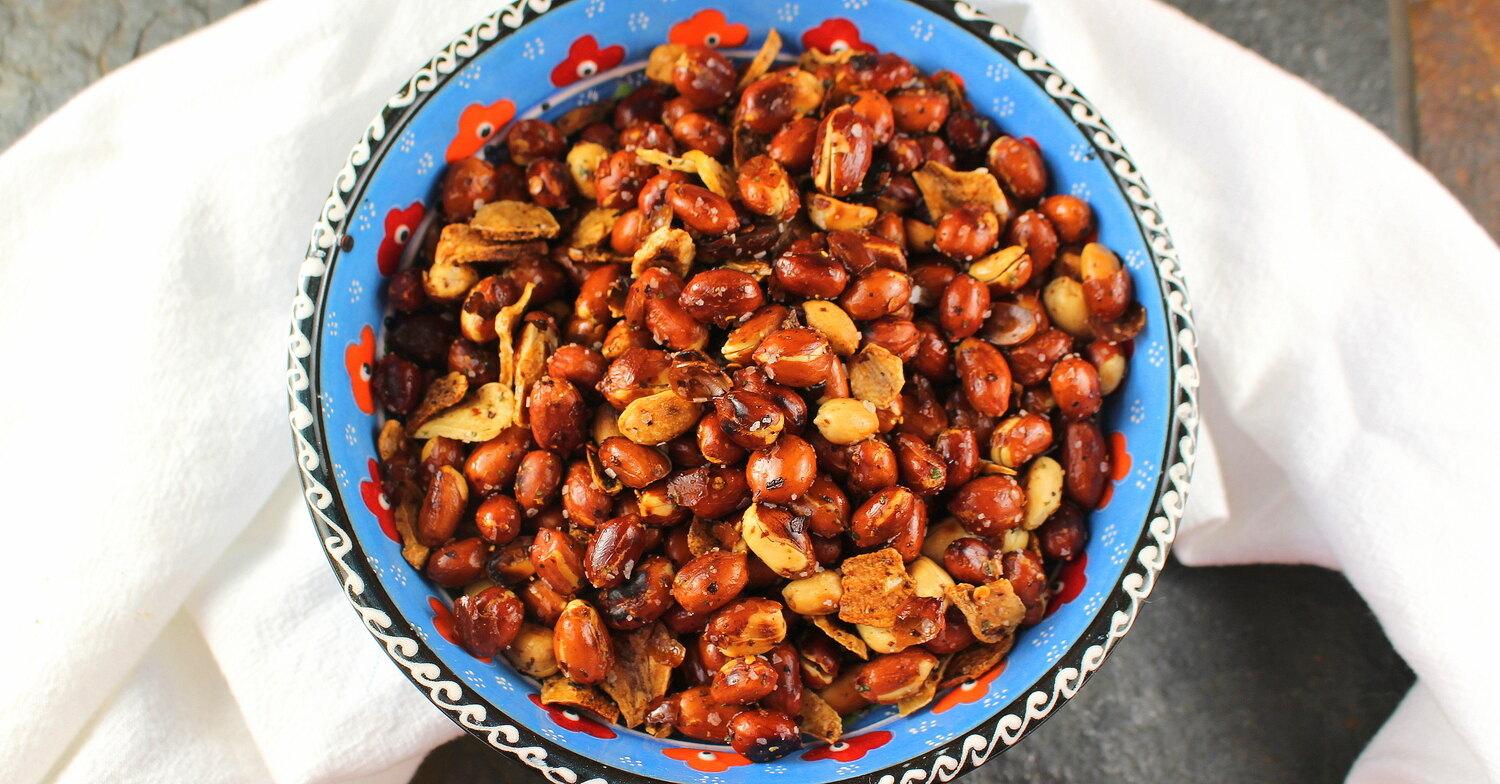 how-to-roast-peanuts-with-spices