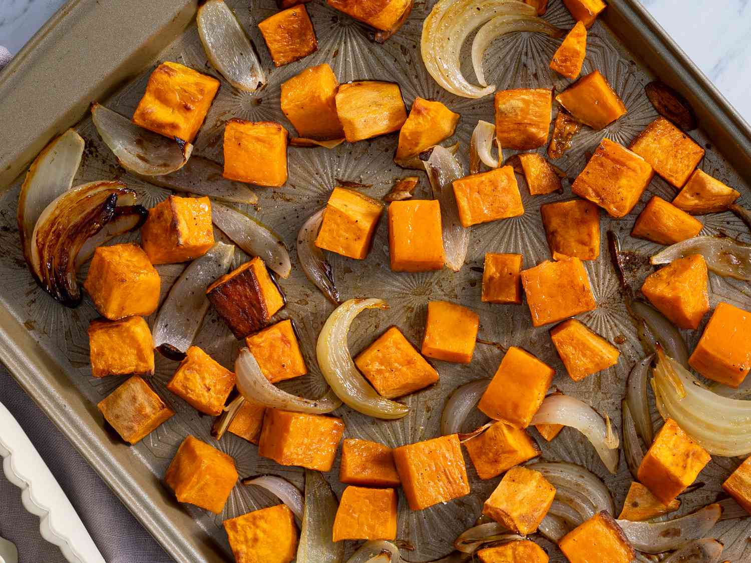 How To Roast Sweet Potatoes Chopped
