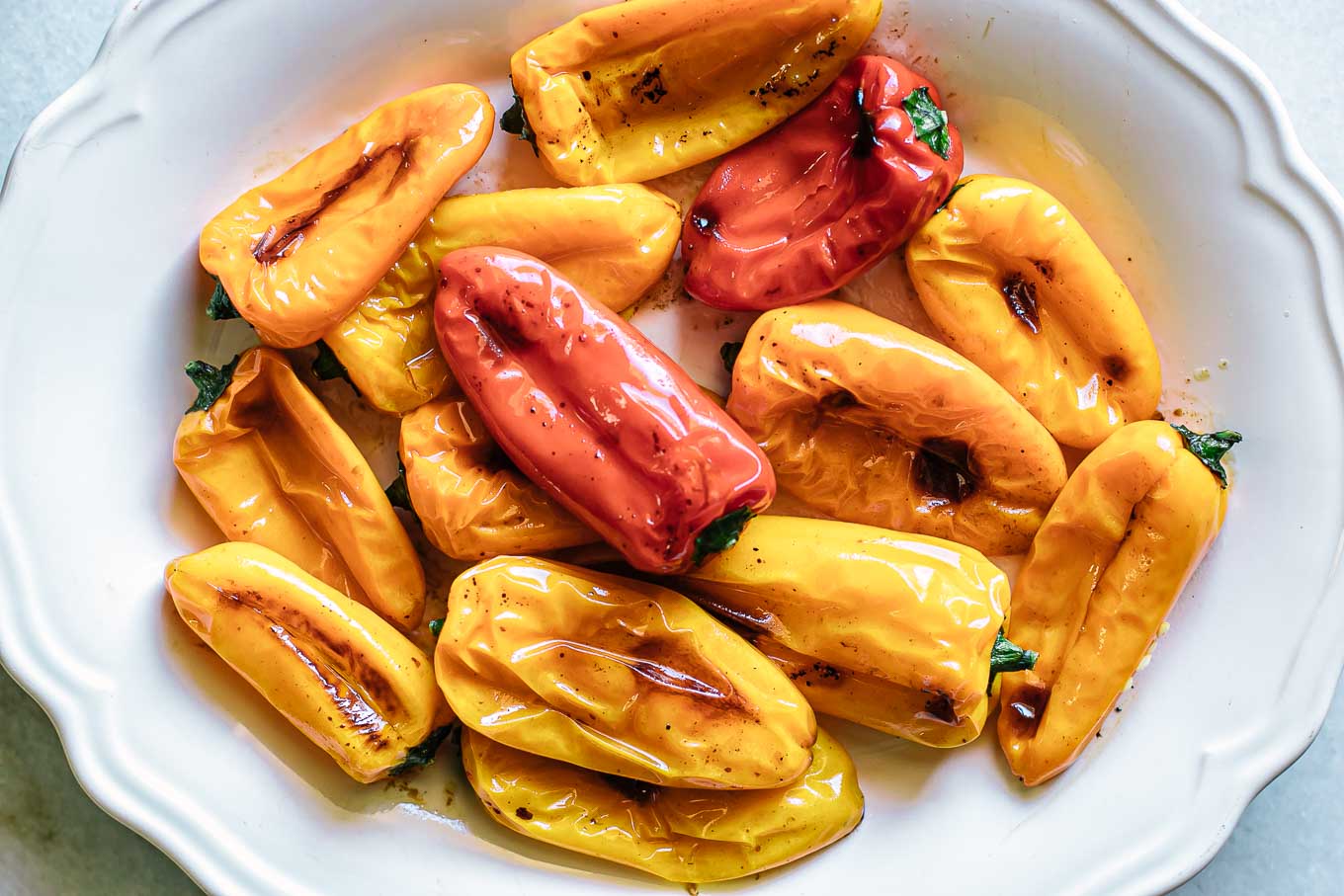 how-to-roast-whole-mini-peppers