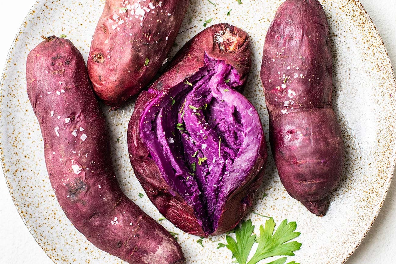 how-to-roast-whole-purple-sweet-potatoes
