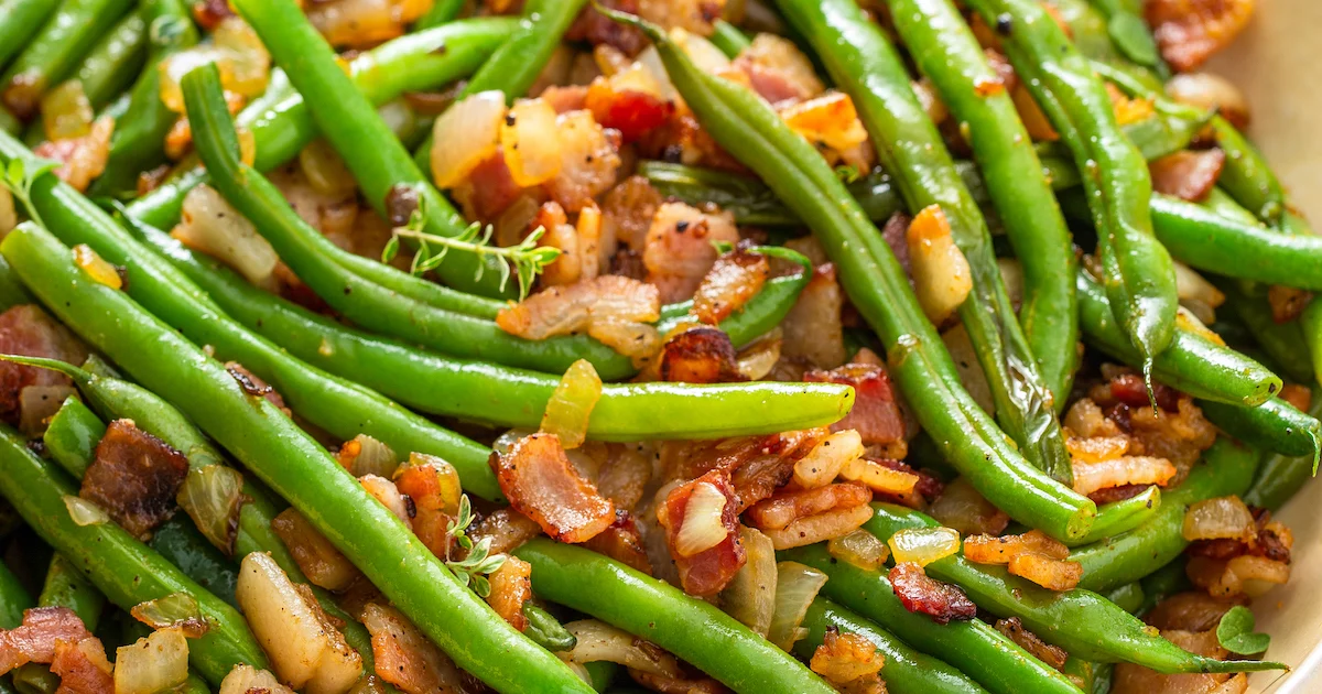 how-to-saute-green-beans-and-bacon