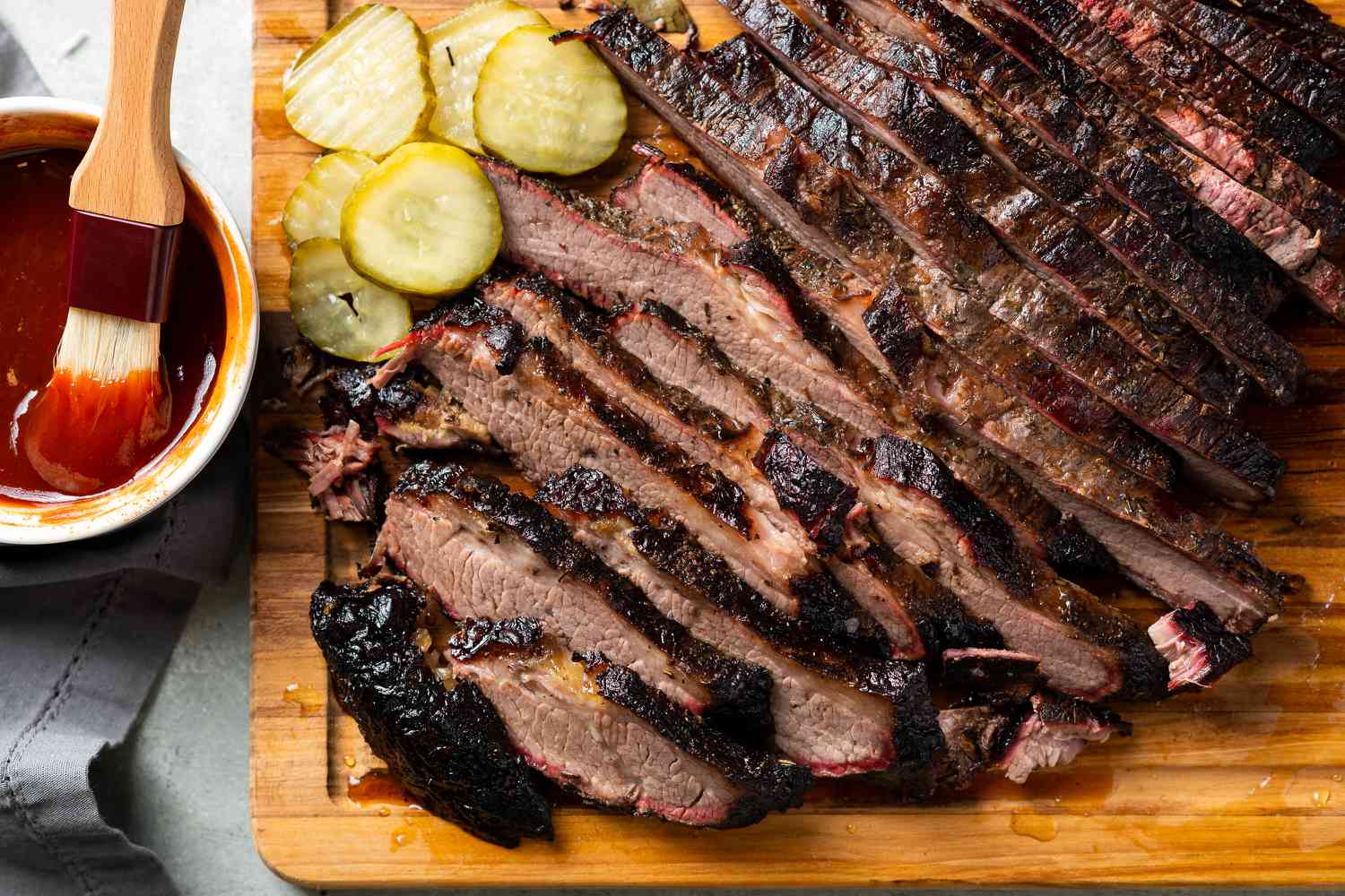 Brisket on the outlet grill propane