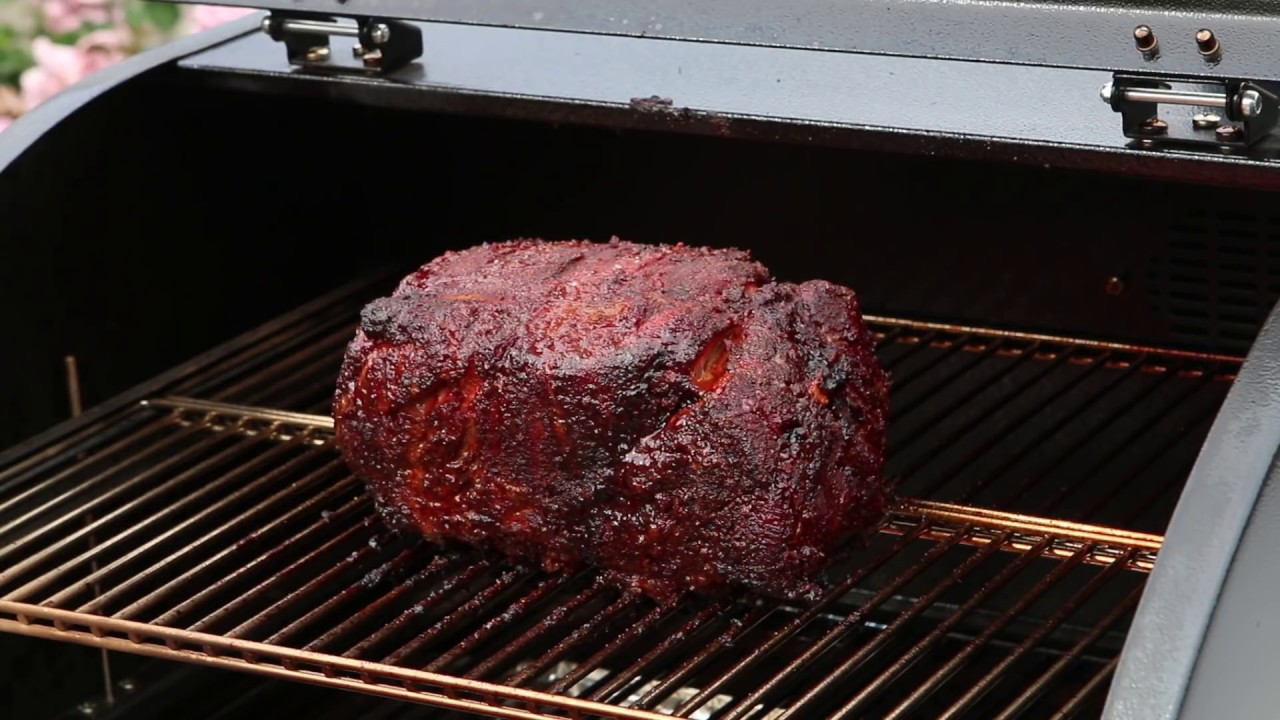 How To Smoke Cook Pork Shoulder On Camp Chef Woodwind Sg24