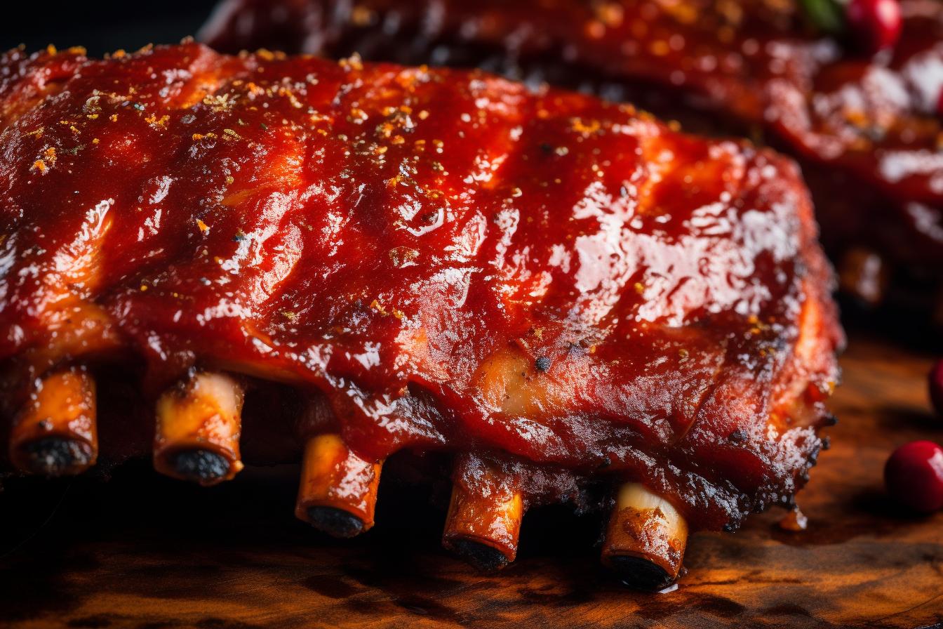 Pellet smoke outlet ribs