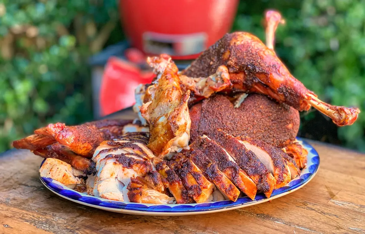 How To Smoke Turkey In Kamado Joe
