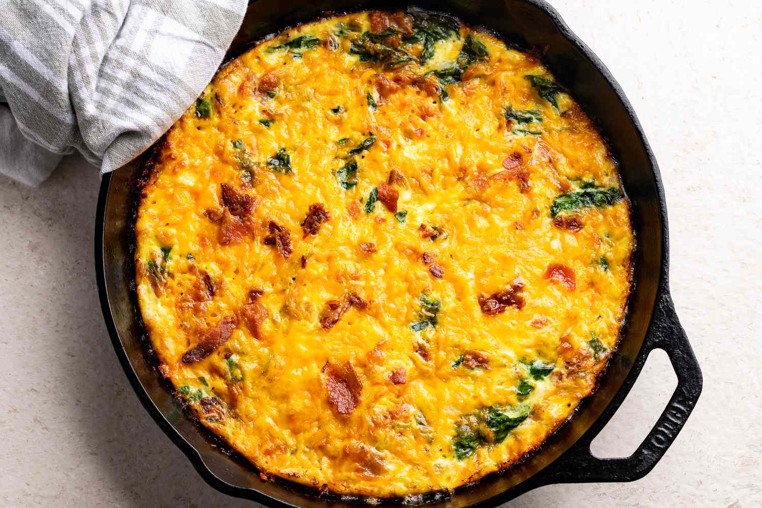 how-to-bake-frittata-with-cheese-on-top