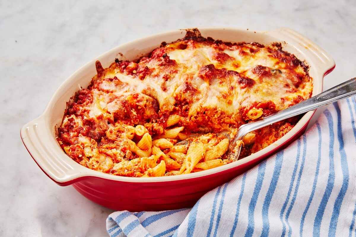 how-to-bake-mostaccioli-with-cheese