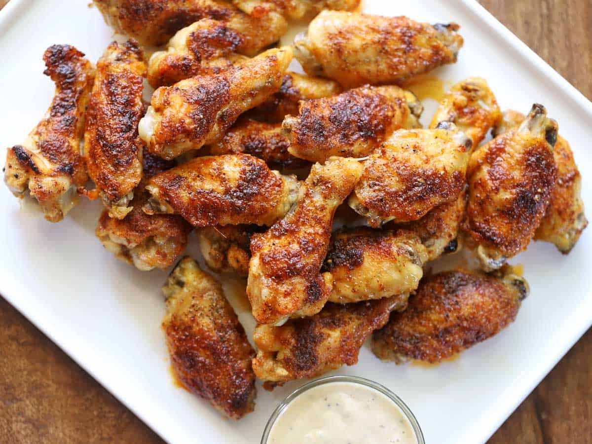 what-is-the-white-powder-on-chicken-wings