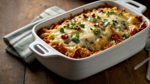 Creamy Chicken Cordon Bleu Casserole