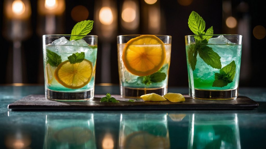 Chilled Mint Cocktail Creations