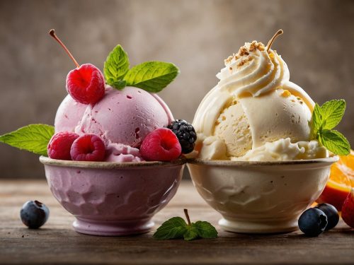 Summertime Fresh Fruit Ice Creams and Sorbets
