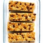 chewy peanut butter granola bars recipe