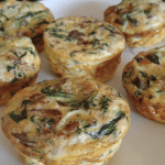 mini mushroom & spinach quiche recipe