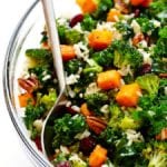 Kale Salad with Brown Rice Recipe