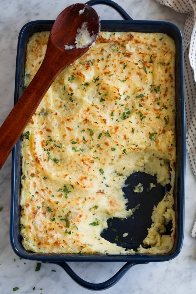 baked mashed potatoes with parmesan recipe