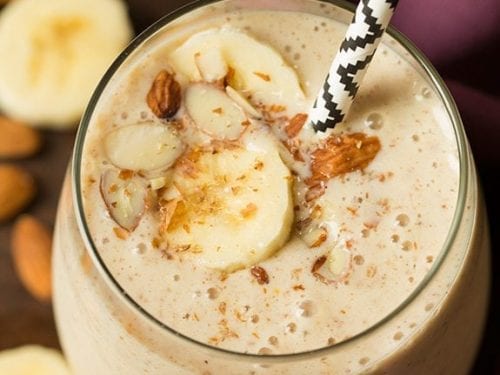 banana almond flax smoothie recipe