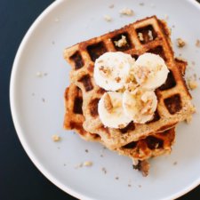 banana nut waffles recipe