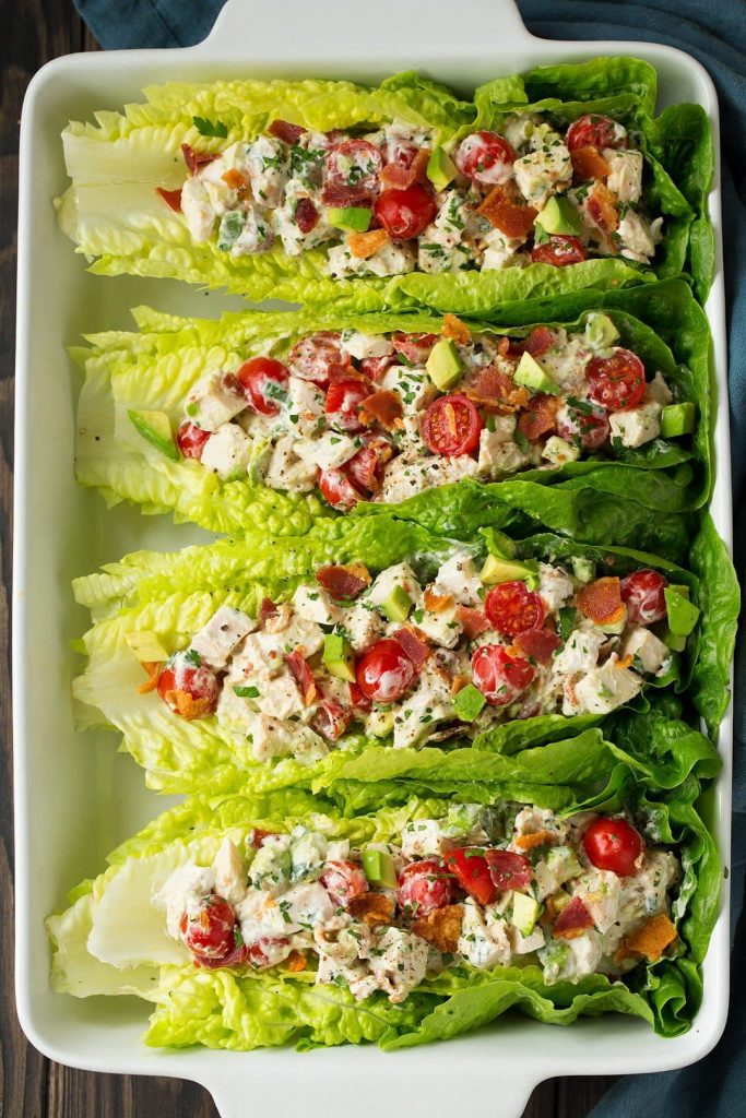 blta chicken salad lettuce wraps recipe