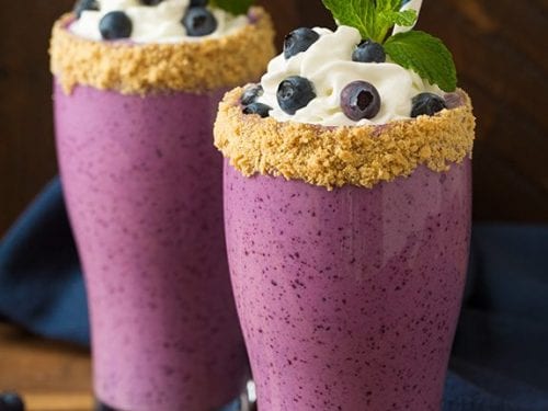 blueberry cheesecake protein shake recipe