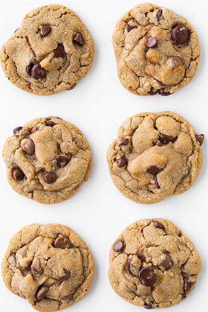 browned butter-cinnamon dulce de leche stuffed chocolate chip cookies recipe