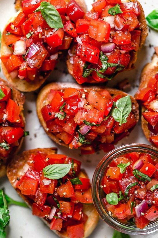 bruschetta with tomato and basil recipe