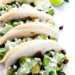 brussels sprouts tacos with creamy avocado sauce recipe
