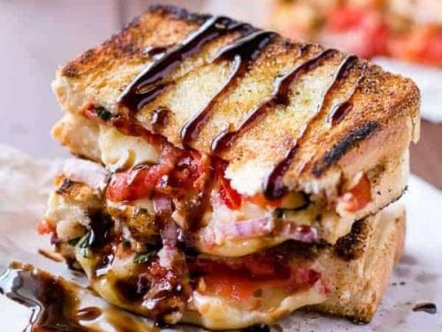 caprese grilled cheese recipe