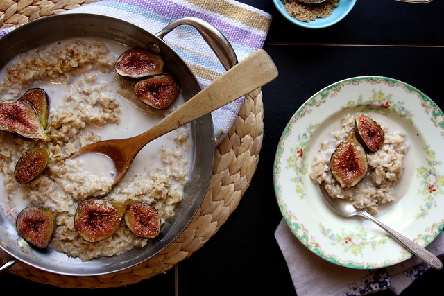 Caramelized Fig Toasted Oatmeal Recipe