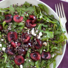 cherry, arugula and quinoa salad recipe