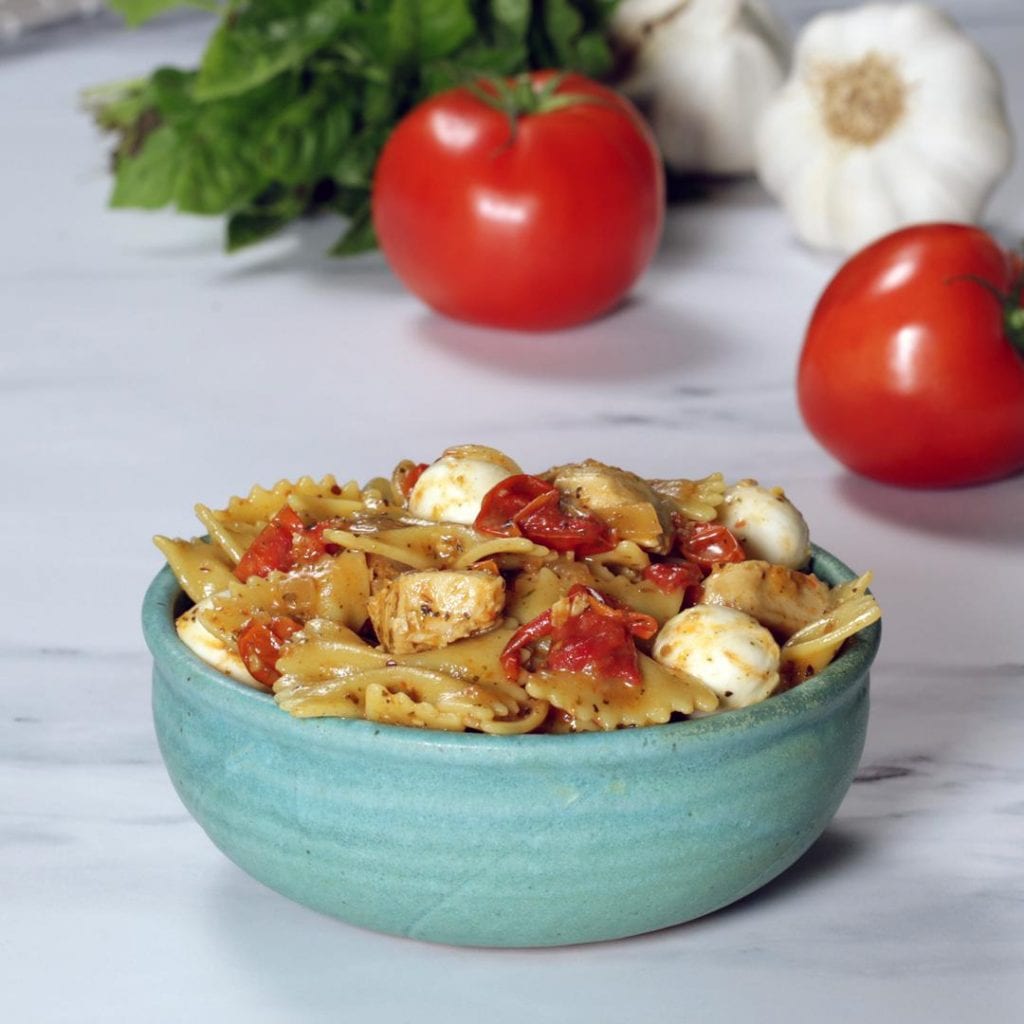 chicken bruschetta pasta recipe