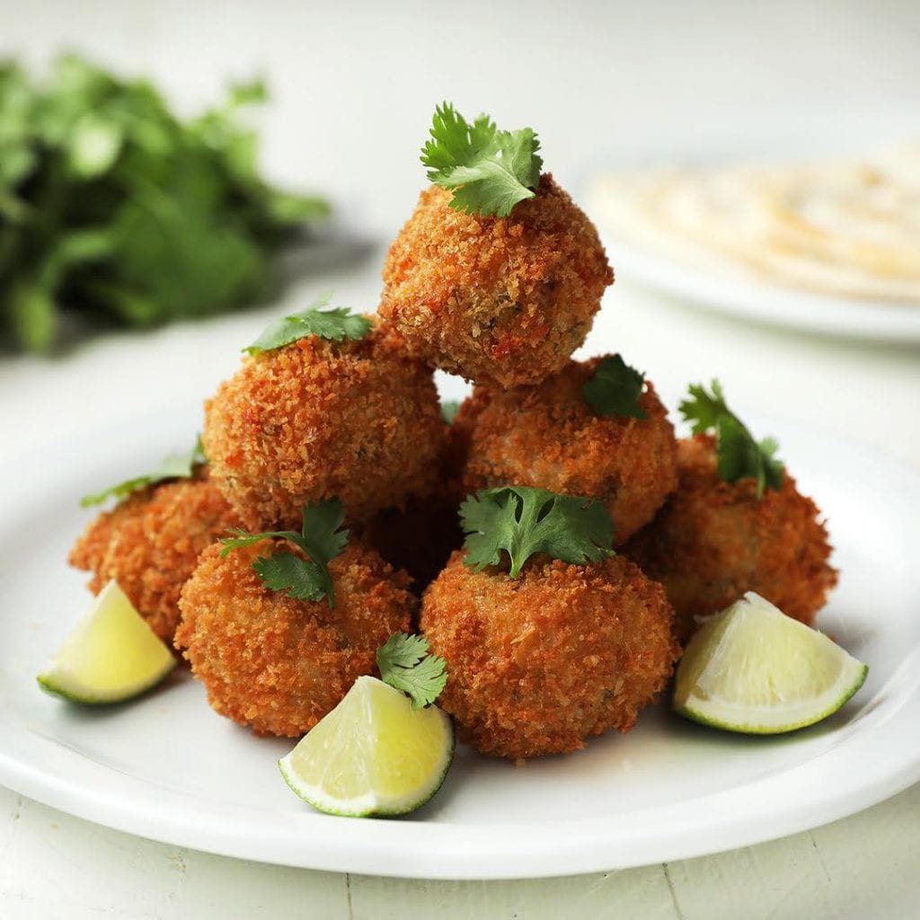 chicken tikka masala rice bites recipe