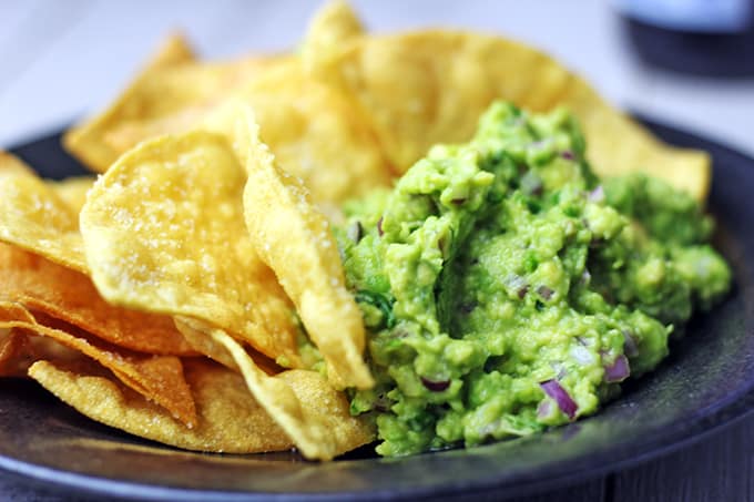 chipotle lime chips and guacamole (copycat) recipe