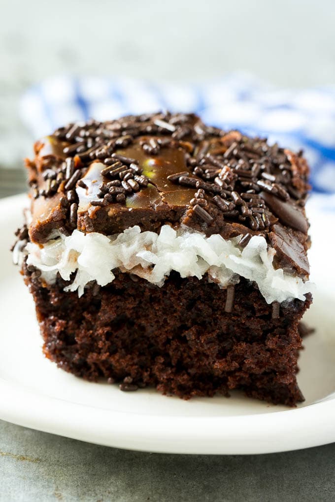 chocolate coconut cake recipe