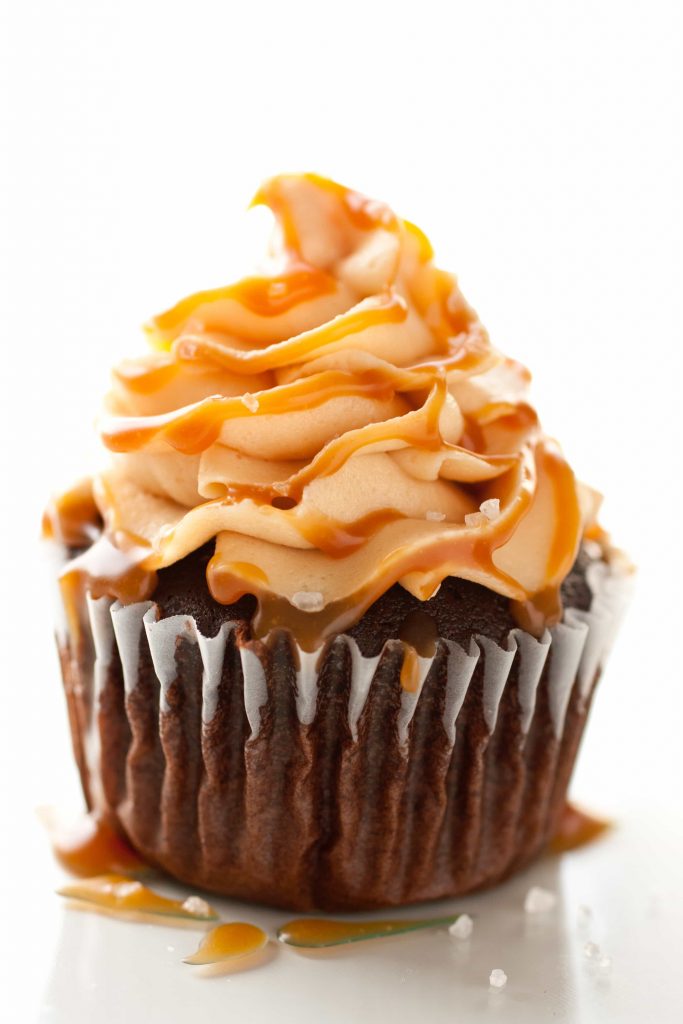 chocolate cupcakes with salted caramel frosting recipe