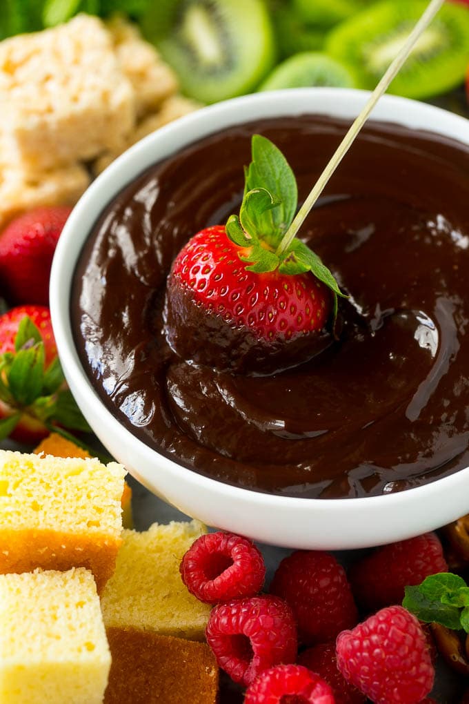 chocolate fondue recipe