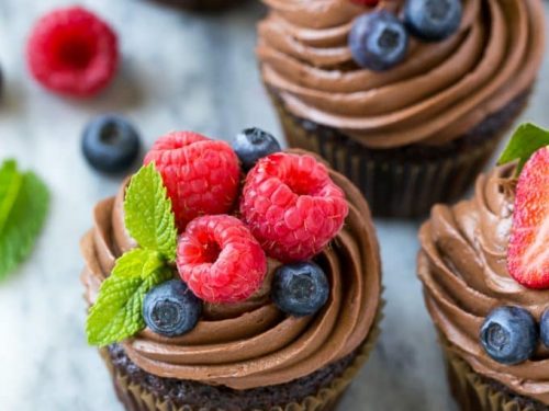 chocolate hazelnut cupcakes recipe