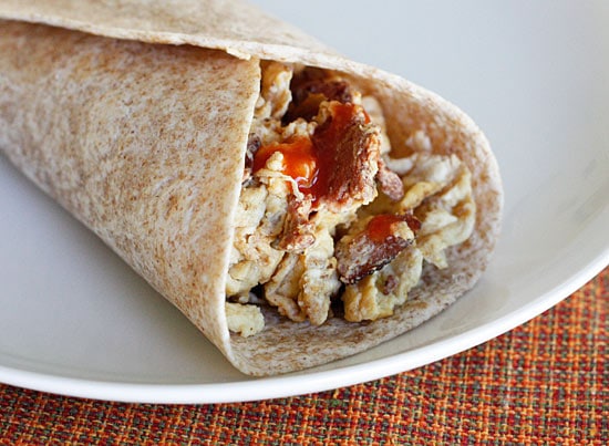 chorizo breakfast burrito