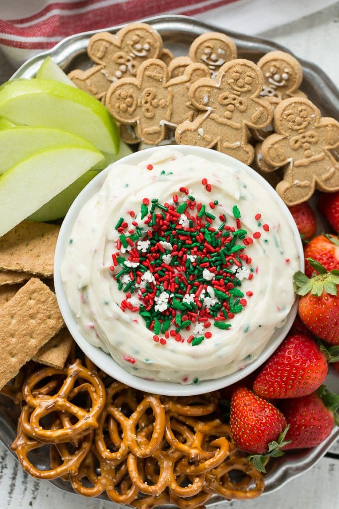 christmas cookie dough dip recipe