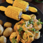 cilantro lime shrimp with boiled potatoes and corn on the cob recipe