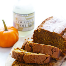 coconut oil pumpkin bread recipe