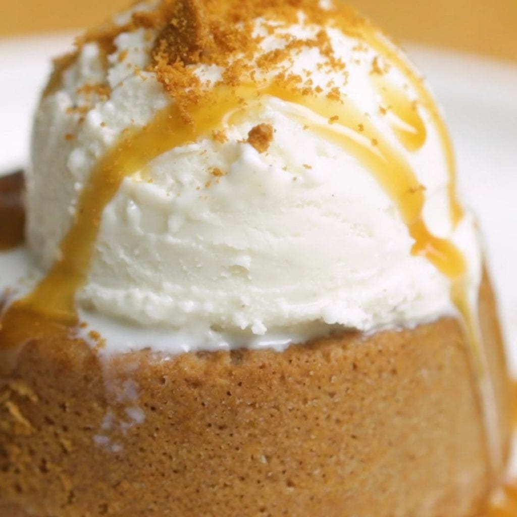 cookie butter lava cakes recipe