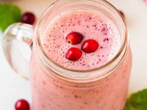 cranberry pomegranate smoothie recipe