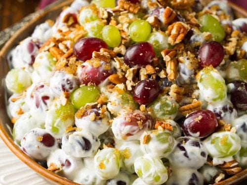 creamy grape fruit salad recipe