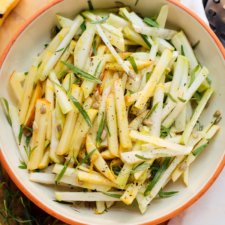 crispy apple and kohlrabi salad recipe